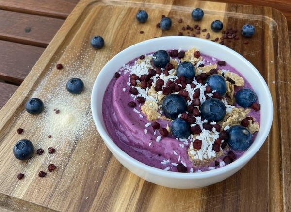 Periwinkle Protein Smoothie Bowl